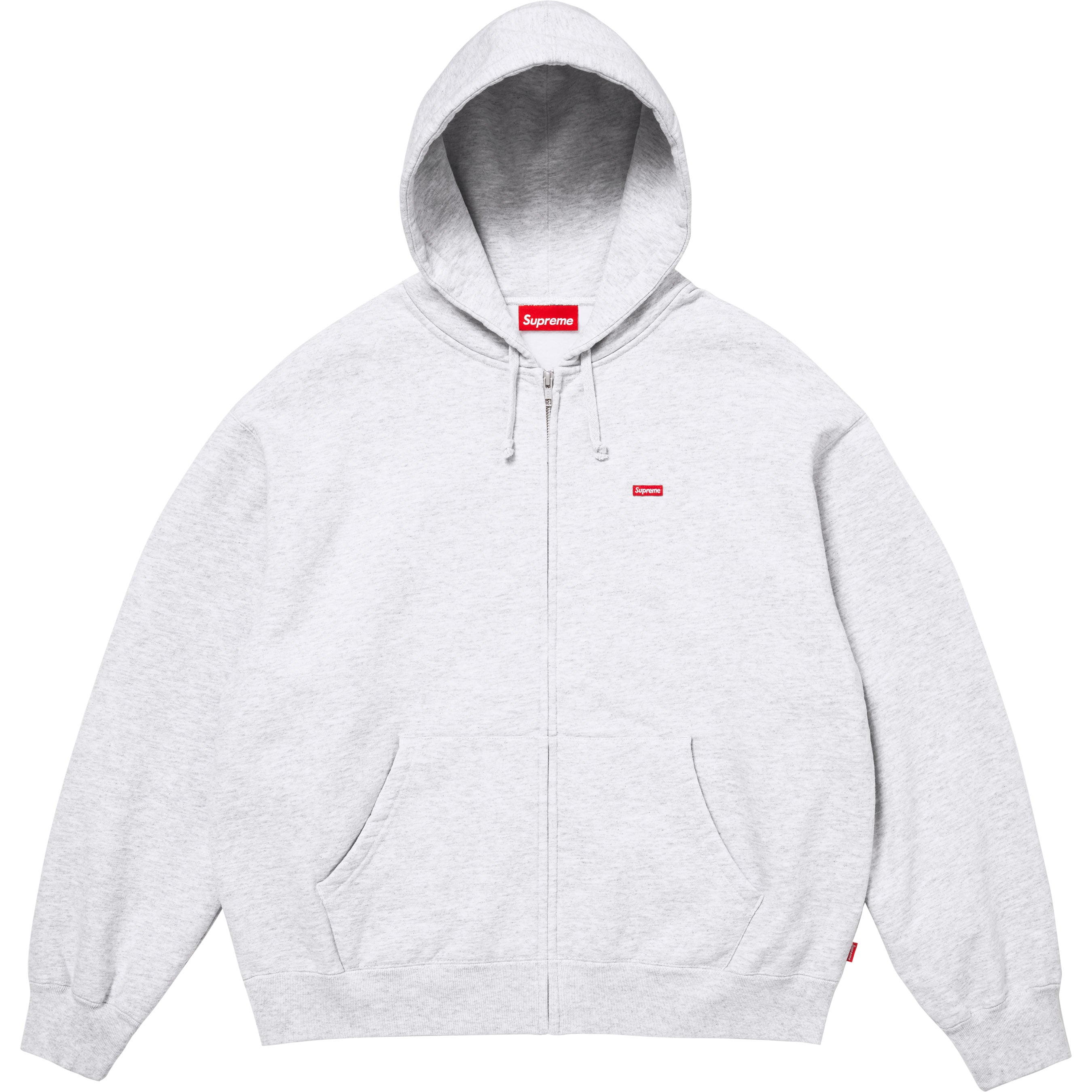 Small Box Zip Up Hooded Sweatshirt view 14